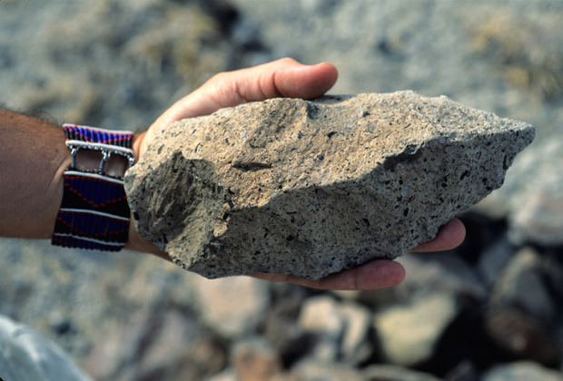 Каменный топор, сделанный Человеком прямоходящим, Кения