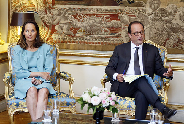 Сеголен Руаяль и Франсуа Олланд