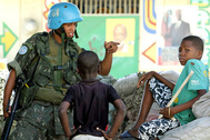 Бразильский миротворец на Гаити