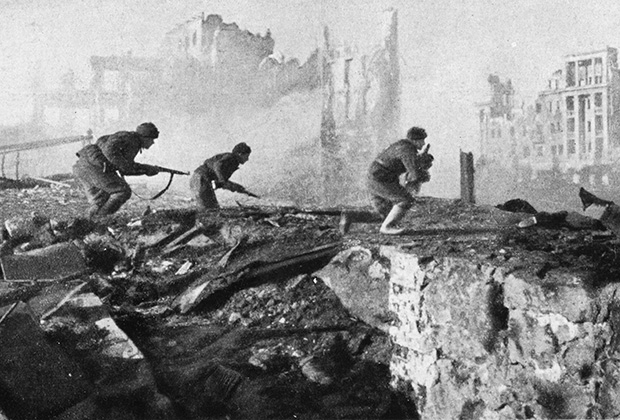 Солдаты Красной армии в Сталинграде