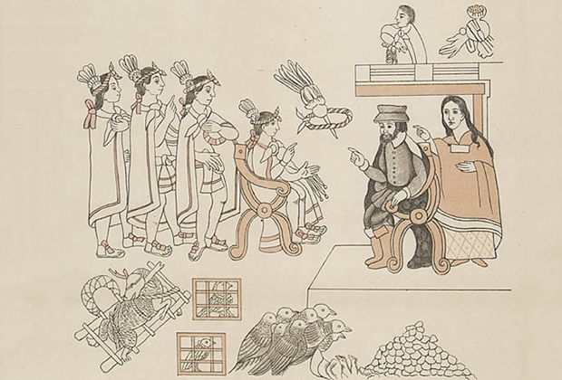 Встреча Кортеса и Монтесумы, 8 ноября 1519 года