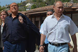 Приключения итальянца в Крыму Что осталось за кадром совместного отдыха Путина и Берлускони на полуострове 