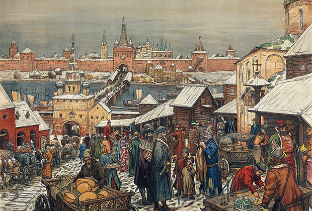 Картина «Новгородский торг»