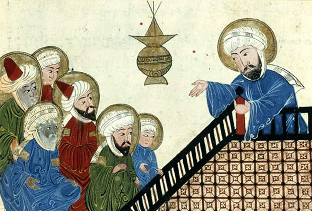 Пророк Мухаммед во время Прощального паломничества