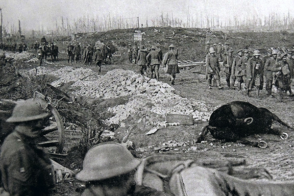 Пленные немецкие солдаты, 1917 год