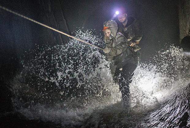 Экспедиция столичных диггеров в коллектор подземной реки Таракановки. 2016 год
