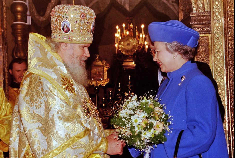Встреча с Алексием II, 1994 год, Успенский собор, Москва. Патриарх Московский и всея Руси умер в 2008 году в возрасте 79 лет.