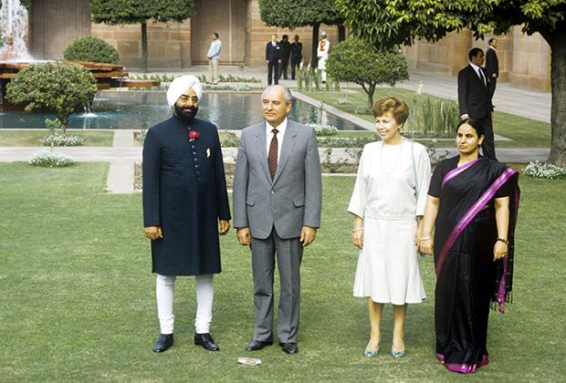 Официальный дружественный визит М.С. Горбачева в Республику Индию, 1986 год