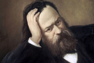 Фрагмент картины «А.И. Герцен» художника С.П. Скульского