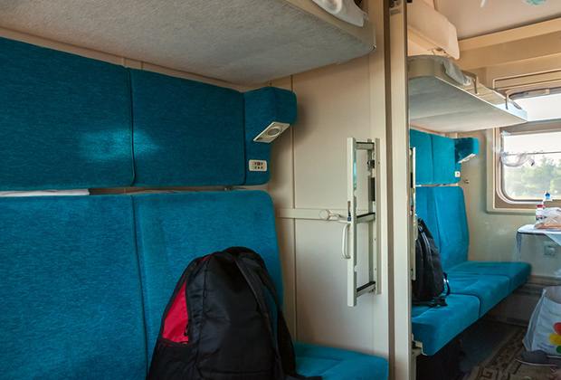 Размер кровати в поезде купе