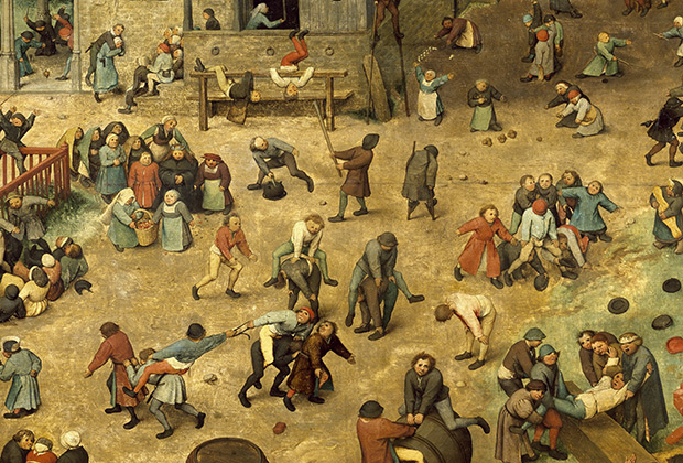 «Игры детей» Питера Брейгеля Старшего (фрагмент картины)