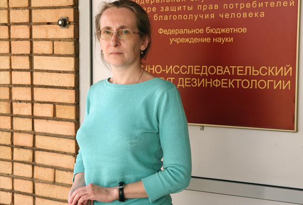 Старший научный сотрудник НИИ дезинфектологии Роспотребнадзора Ольга Германт