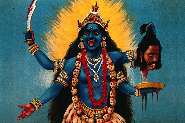 Индийская богиня Кали — воплощение природных сил, а также созидания и разрушения.