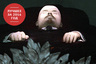 Бальзамированное тело Владимира Ленина в траурном зале Мавзолея