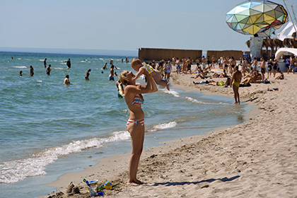 Крымский пляж признали лучшим в России