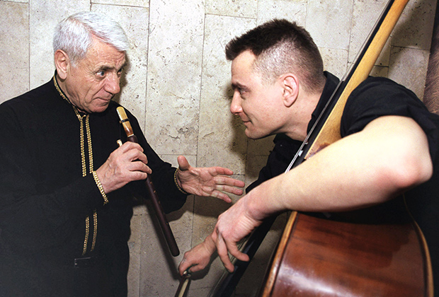 Гаспарян и музыкант Александр Суслин