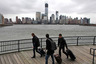 The skyline of New York's Lower Manhattan 