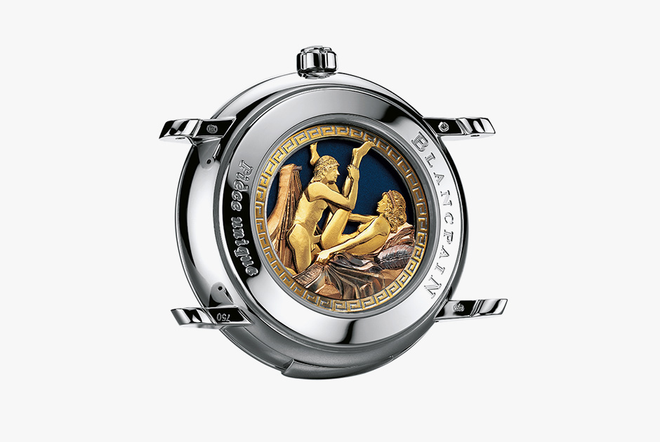Часы с жакемарами Carrousel Répétition Minutes из серии Erotica Watches, Blancpain