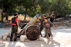 Чем воюют бармалеи Как ближневосточные боевики собирают бомбометы и танки из подручных материалов 
