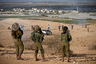 Израильские солдаты во время демонстрации против строительства еврейских поселений в Иорданской долине