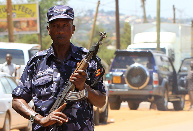 Угандийский полицейский