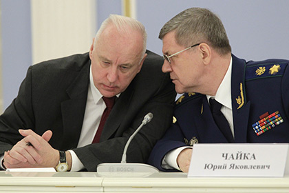 Александр Бастрыкин и Юрий Чайка