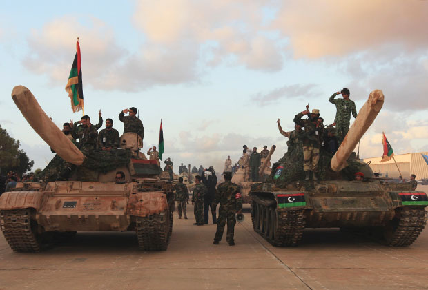 Танки Ливийской национальной армии