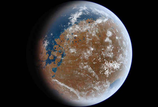 Марс с жидкой водой