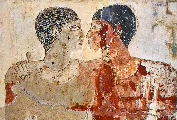 Изображение на стене гробницы Пятой династии фараонов Древнего Египта