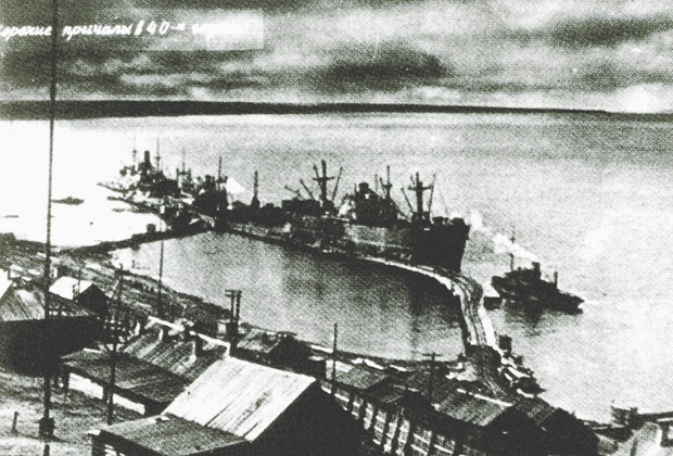 Порт Дудинка, 1936 год