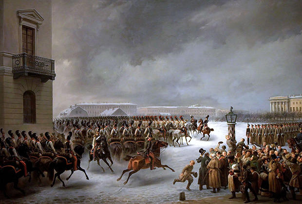 Василий Тимм «Восстание декабристов 14 декабря 1825 года»