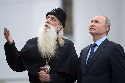Митрополит Корнилий и Владимир Путин