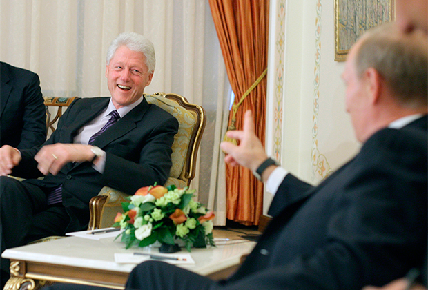 С Биллом Клинтоном у Владимира Путина сложились добрые отношения 