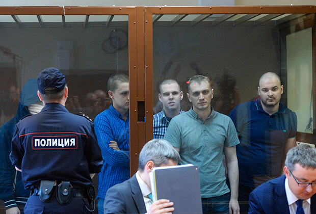 Во время оглашения приговора в Бабушкинском суде Москвы
