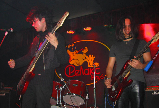 Выступление готик-рок группы Children of the Gun в клубе «Релакс»