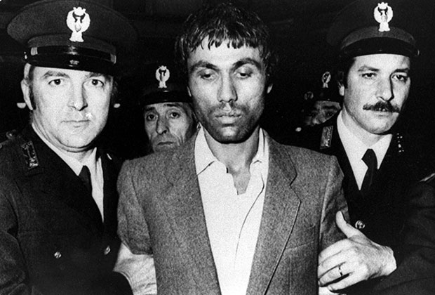 Мехмет Али Агджа после задержания в 1981 году