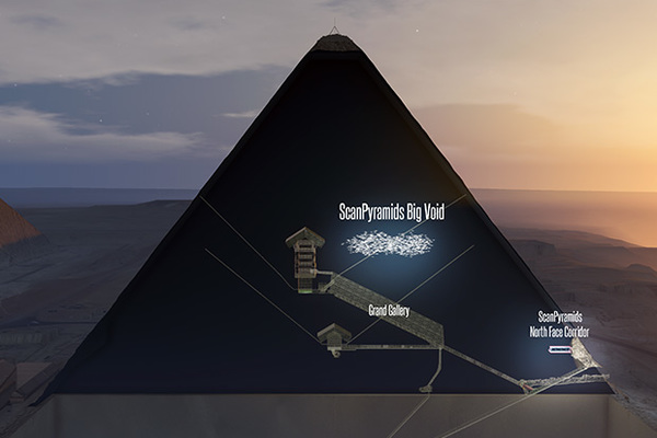 Внутри пирамиды Хеопса найдена загадочная полость: Наука: Наука и техника:  Lenta.ru