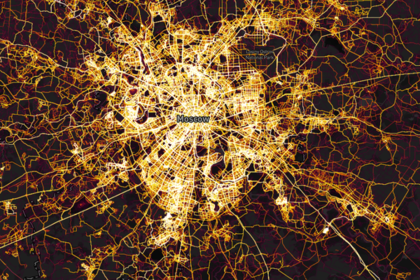 Спортивные маршруты в Москве на карте Strava