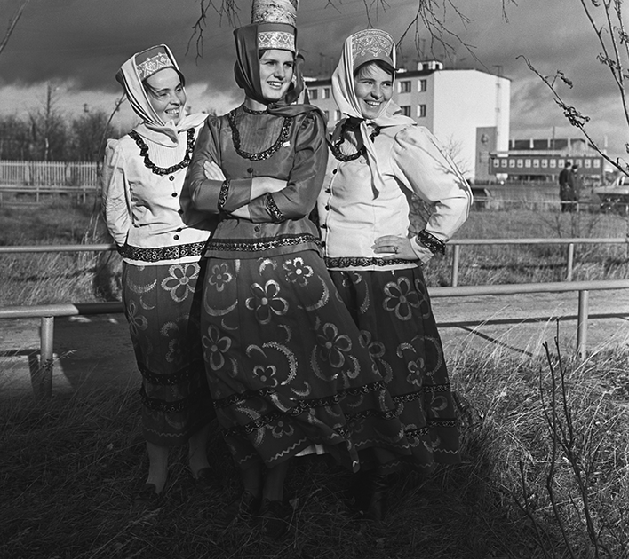 Участницы саамского народного хора, 1972 год