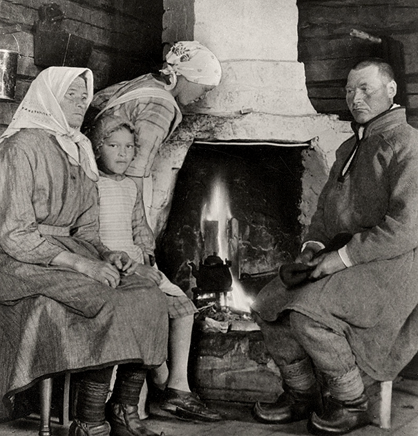 Семья саамов, начало 20-го века