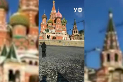 Итальянский футболист поискал Путина на Красной площади