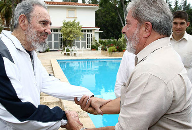 Встреча Кастро и президента Бразилии Луиса Игнасио Лулы (2010)