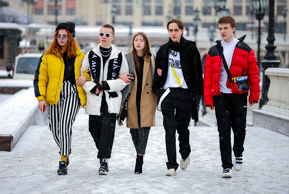 Зимняя одежда в россии