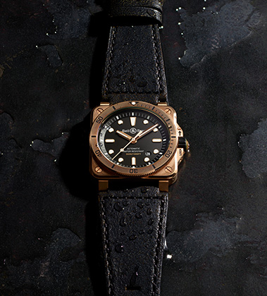 Часы BR03-92 Diver Bronze