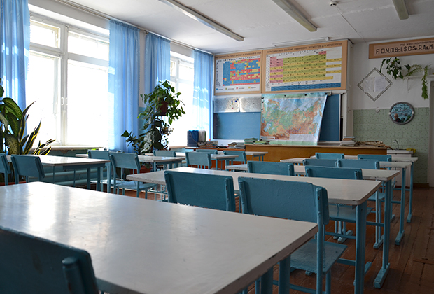 Класс в Трещевской сельской школе