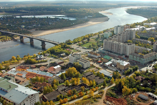 Вид на реку Вятку в Кирове