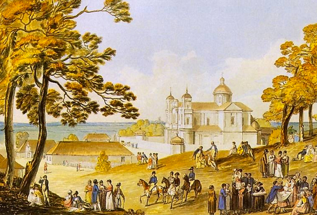 Юзеф Пешка. «Антоколь» 1808 г. Антоколь — один из старейших районов Вильнюса