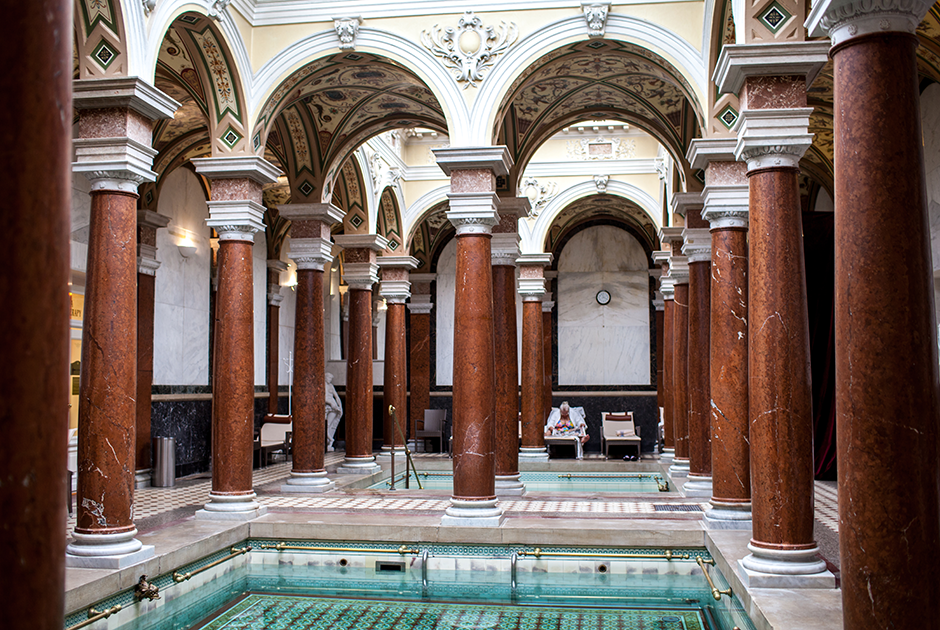 Римские бани спа-отеля «Нове Лазни», расположенного в курортном городе Марианские Лазни в часе езды от Карловых Вар. 