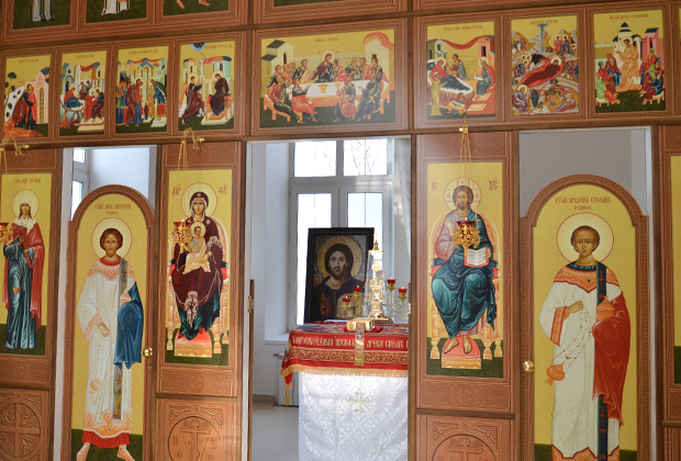 Алтарь Казанского храма в Гагино