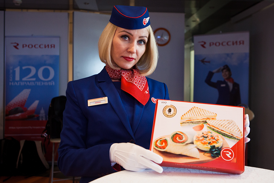 Презентация нового специального меню авиакомпании «Россия» 